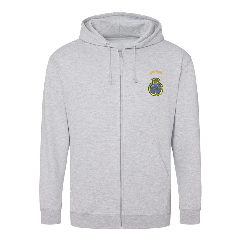 HMS Rhyl Zipped Hoodie