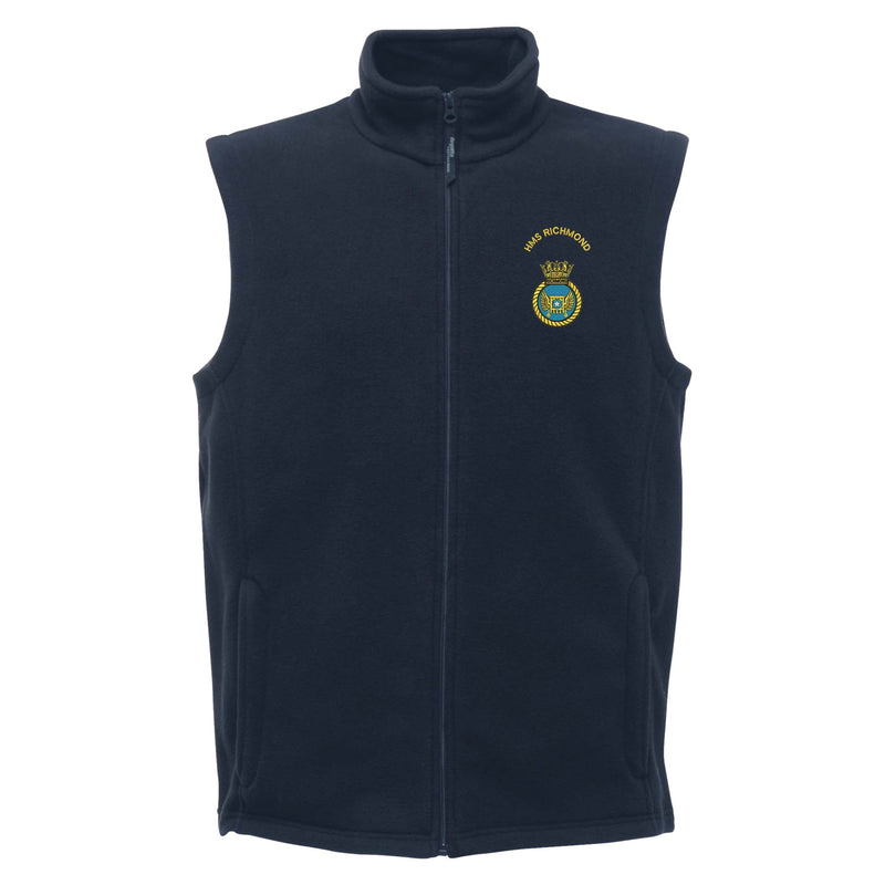 HMS Richmond Regatta Fleece Bodywarmer