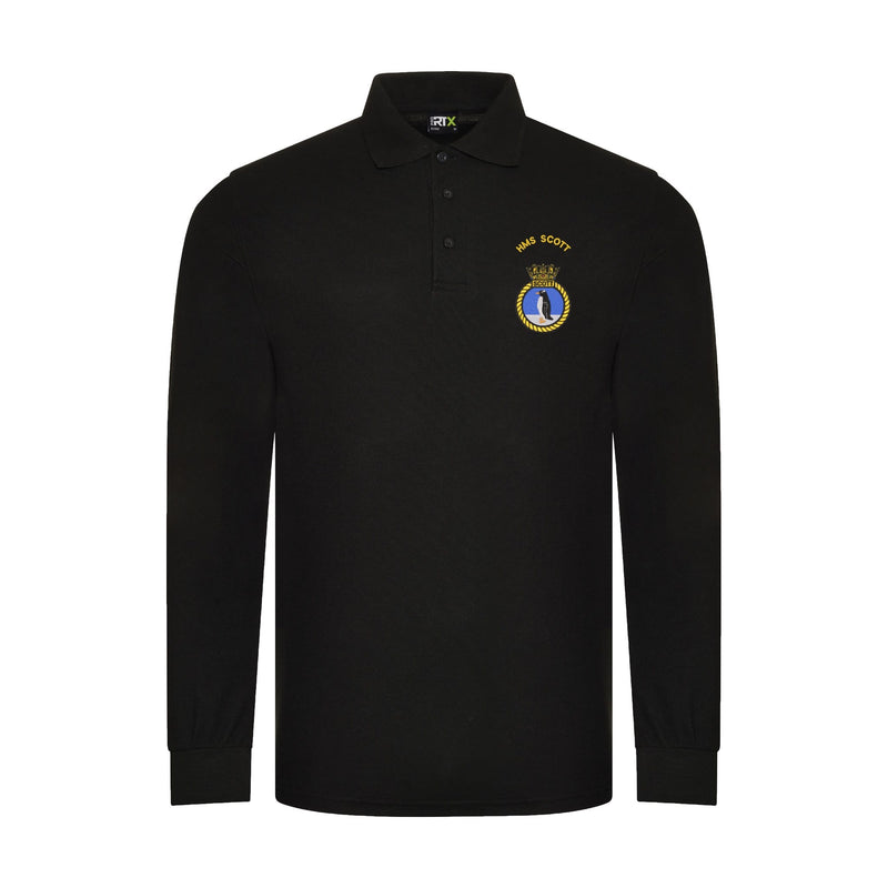 HMS Scott Long Sleeve Polo Shirt