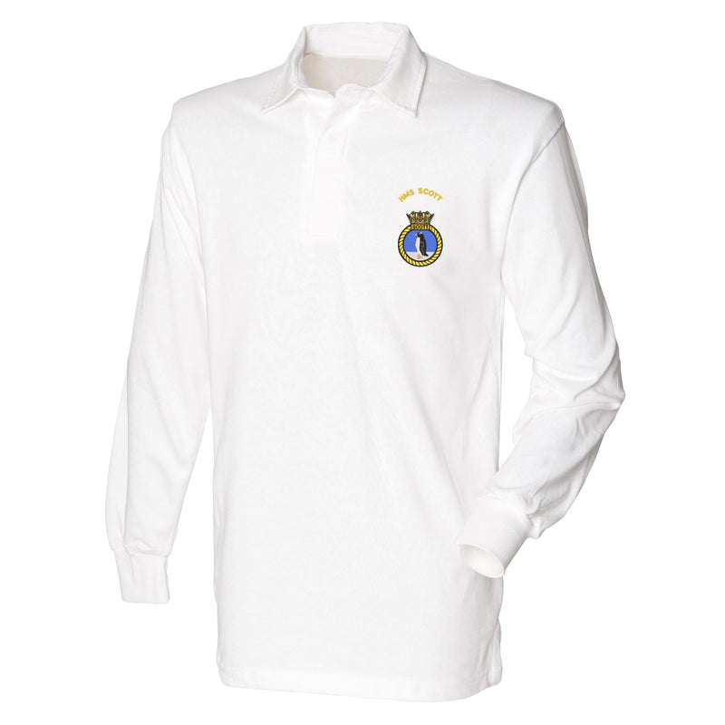 HMS Scott Long Sleeve Rugby Shirt