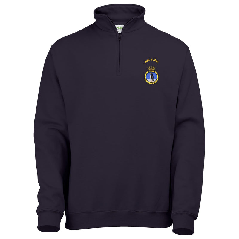 HMS Scott Quarter Zip Sweatshirt