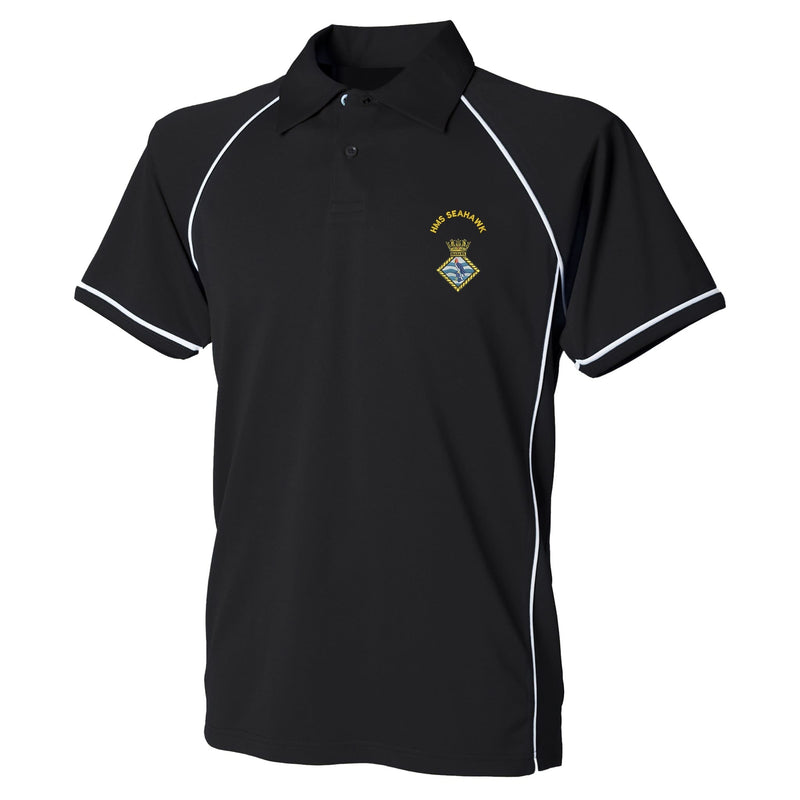 HMS Seahawk Performance Polo