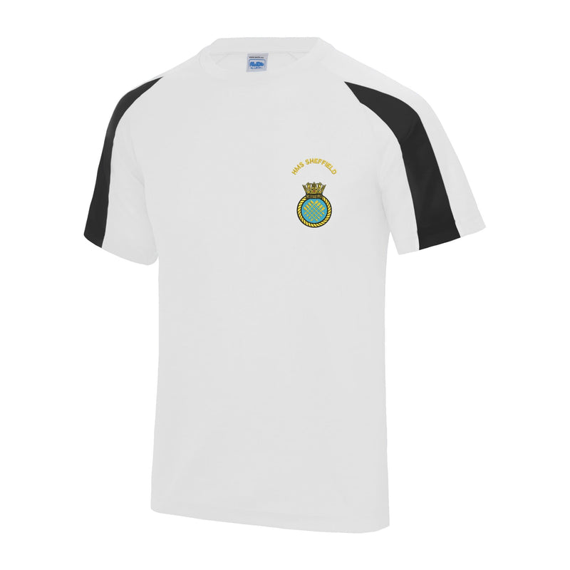 HMS Sheffield Contrast Polyester T-Shirt
