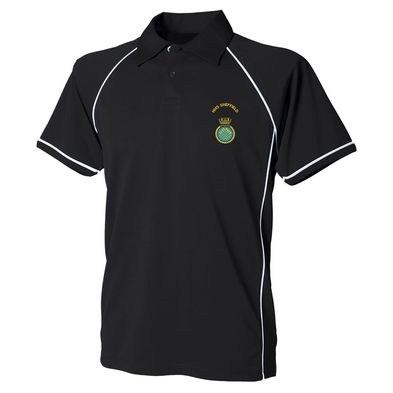 HMS Sheffield Performance Polo
