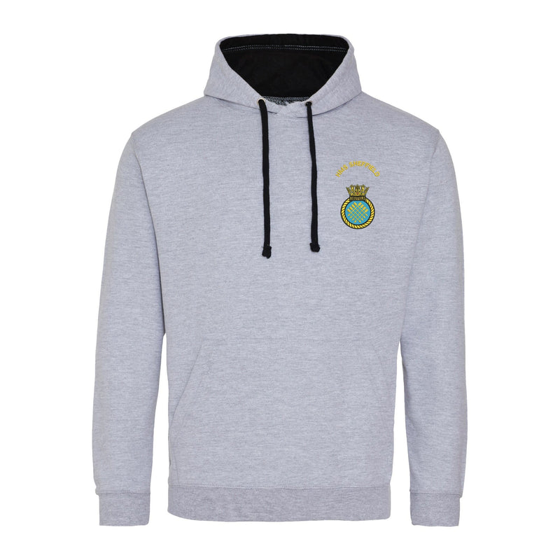 HMS Sheffield Varsity Contrast Hoodie