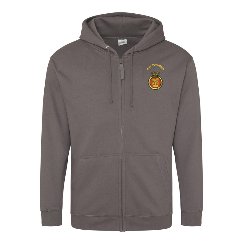 HMS Sovereign Zipped Hoodie