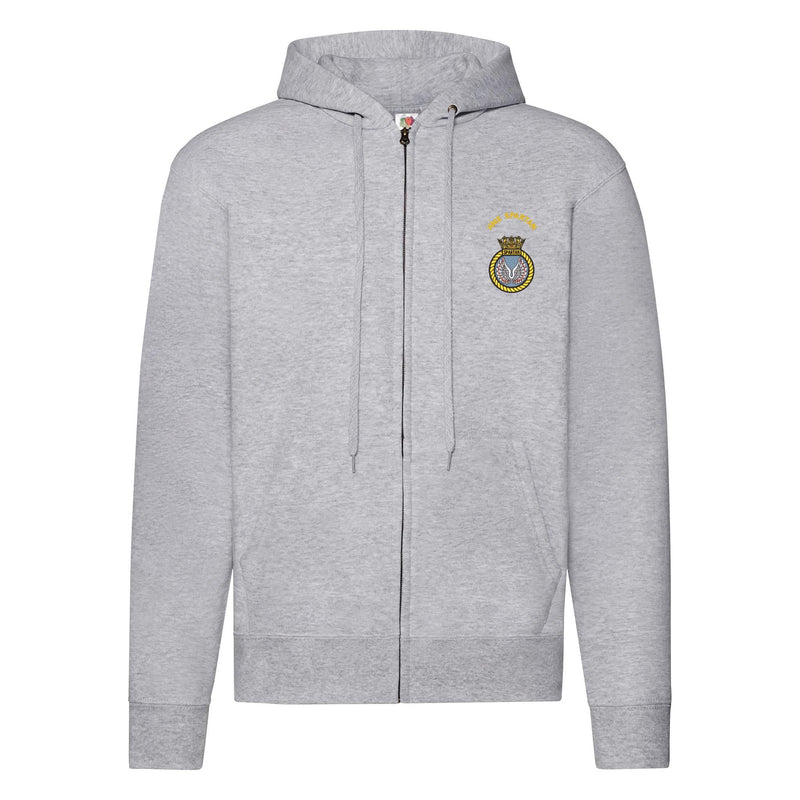 HMS Spartan Zipped Hoodie