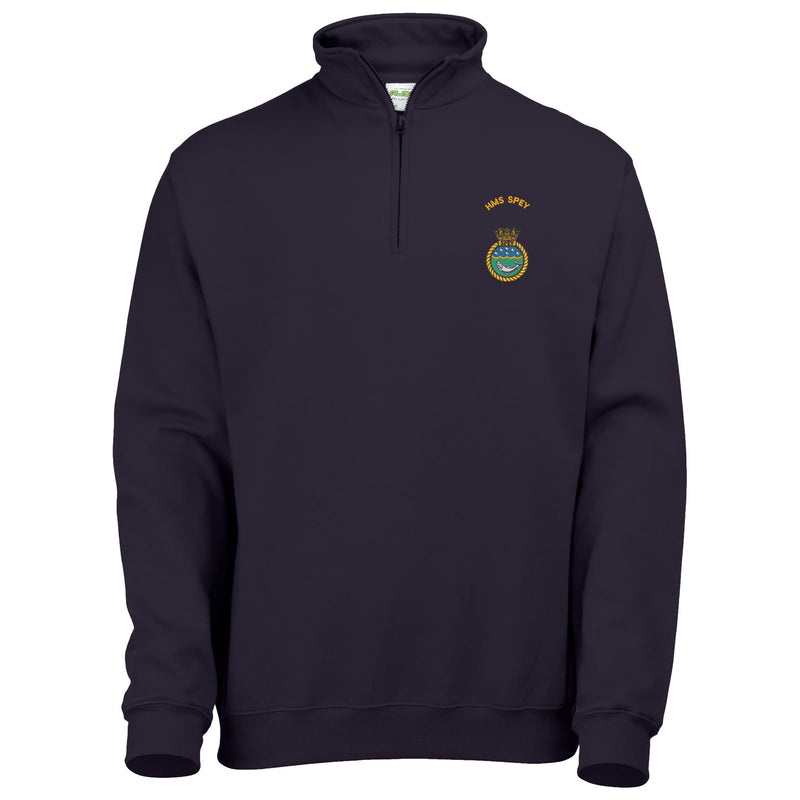 HMS Spey Quarter Zip Sweatshirt
