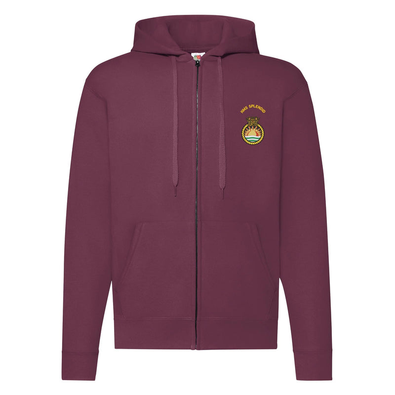 HMS Splendid Zipped Hoodie