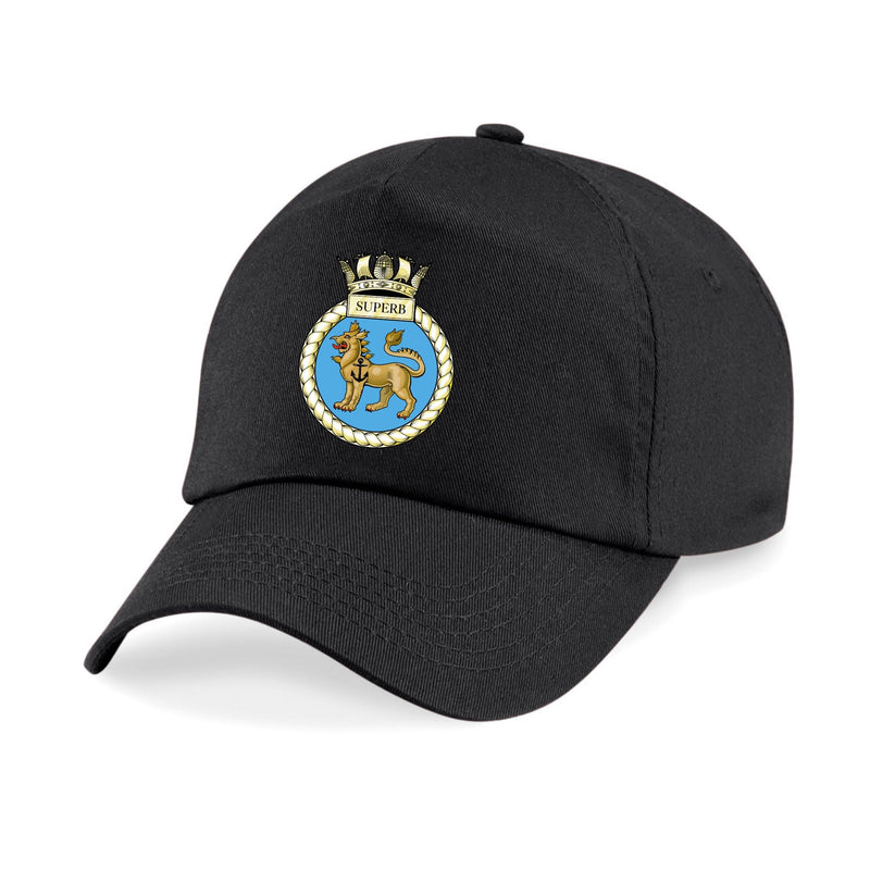 HMS Superb Printed Cap