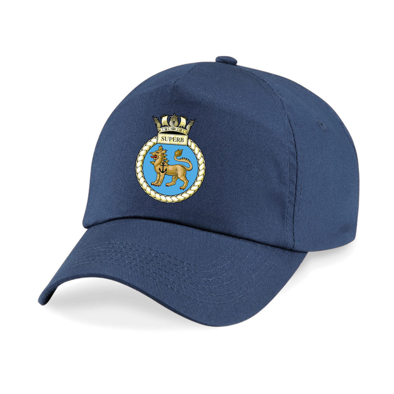 HMS Superb Printed Cap
