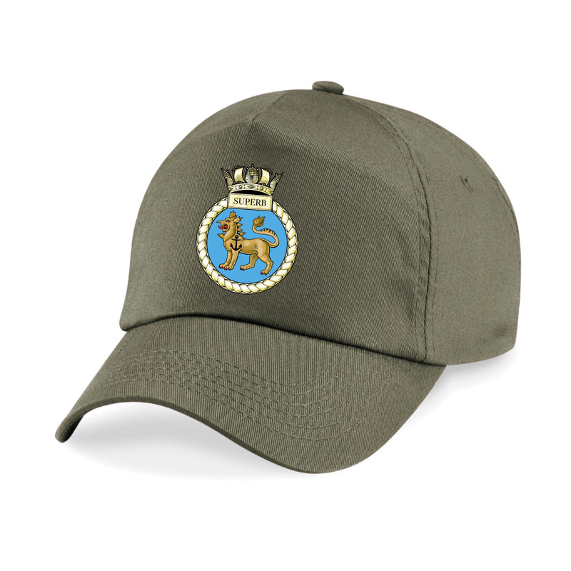 HMS Superb Printed Cap