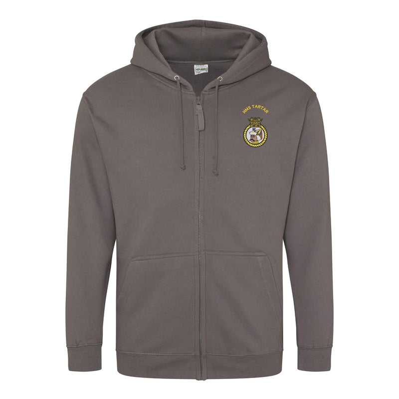 HMS Tartar Zipped Hoodie