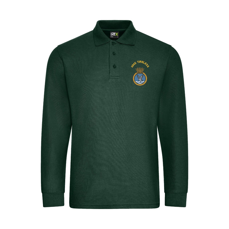 HMS Tireless Long Sleeve Polo Shirt