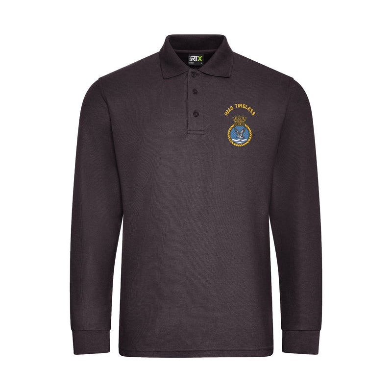 HMS Tireless Long Sleeve Polo Shirt