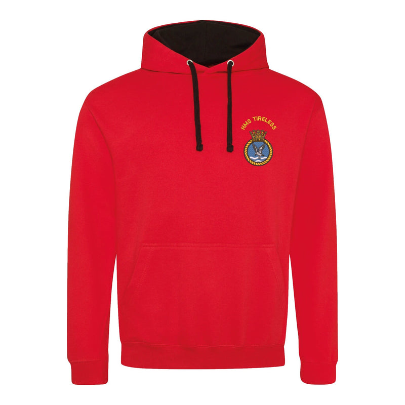 HMS Tireless Varsity Contrast Hoodie