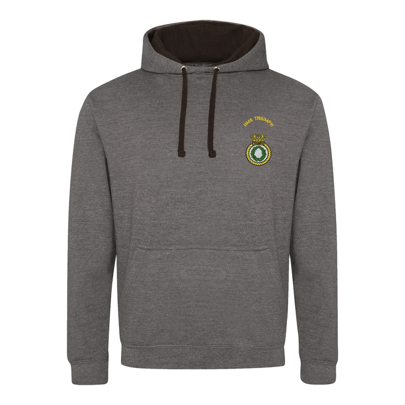 HMS Triumph Varsity Contrast Hoodie