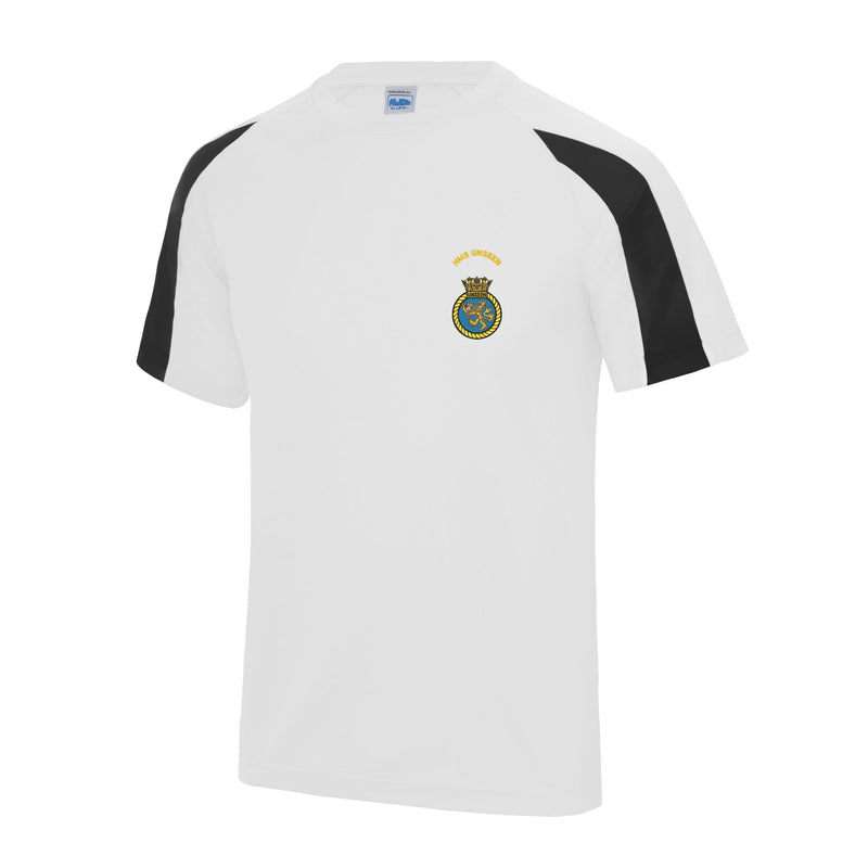 HMS Unseen Contrast Polyester T-Shirt