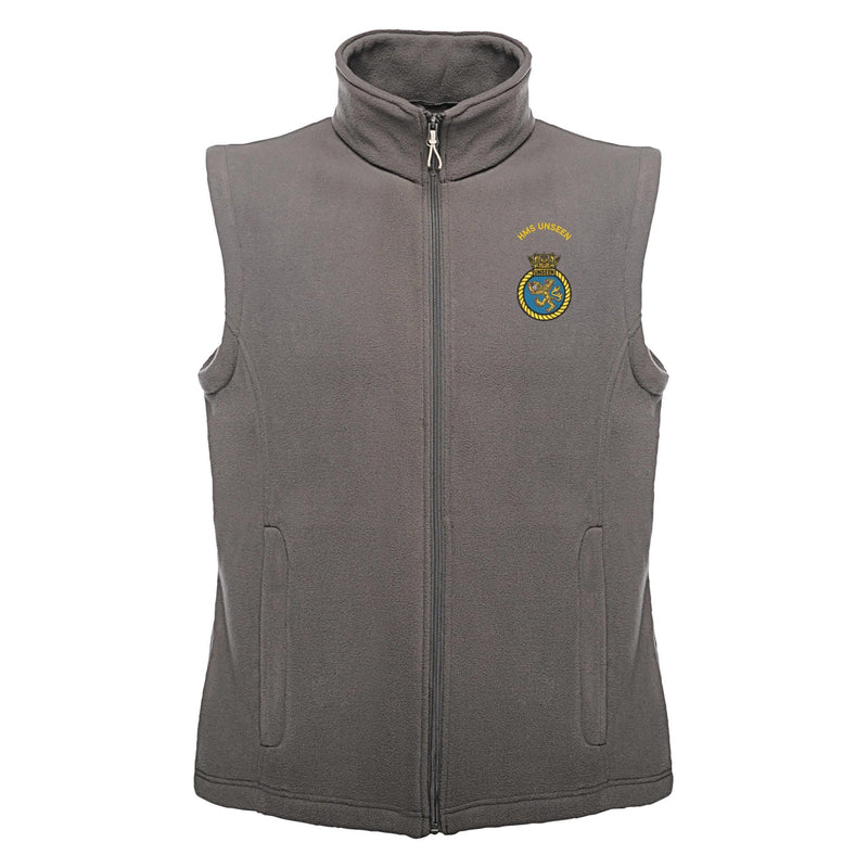 HMS Unseen Regatta Fleece Bodywarmer