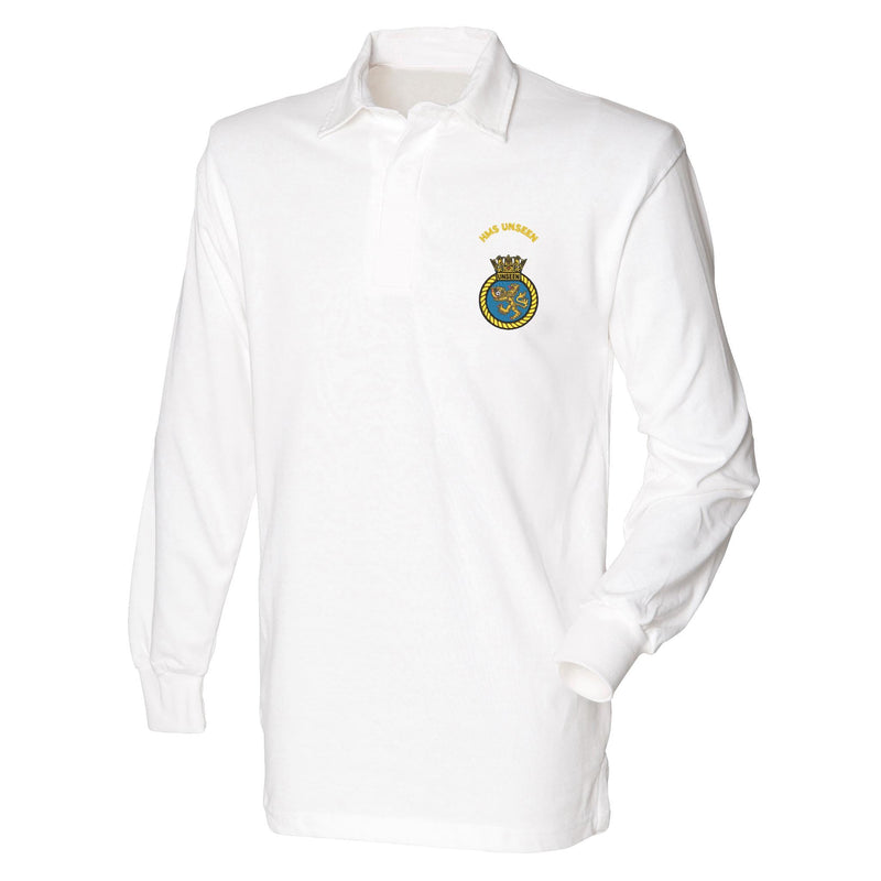 HMS Unseen Front Row Long Sleeve Rugby Shirt