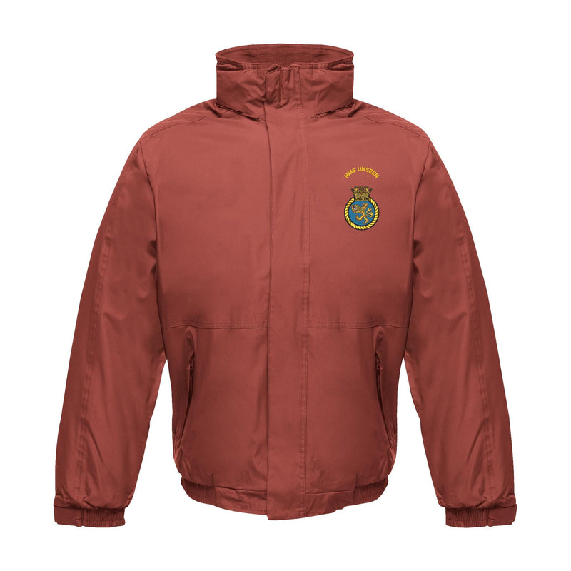HMS Unseen Regatta Waterproof Jacket With Hood
