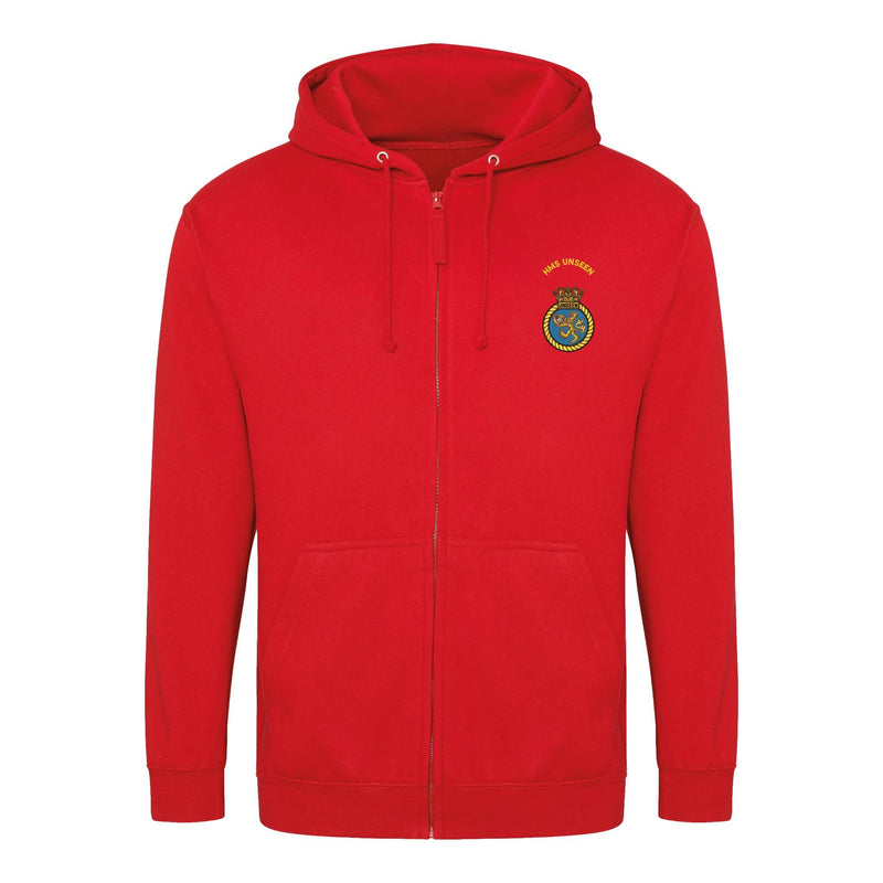 HMS Unseen Zipped Hoodie