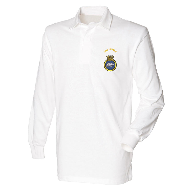 HMS Ursula Front Row Long Sleeve Rugby Shirt