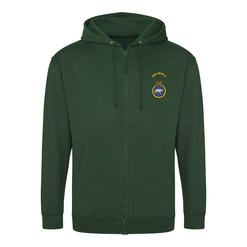 HMS Ursula Zipped Hoodie