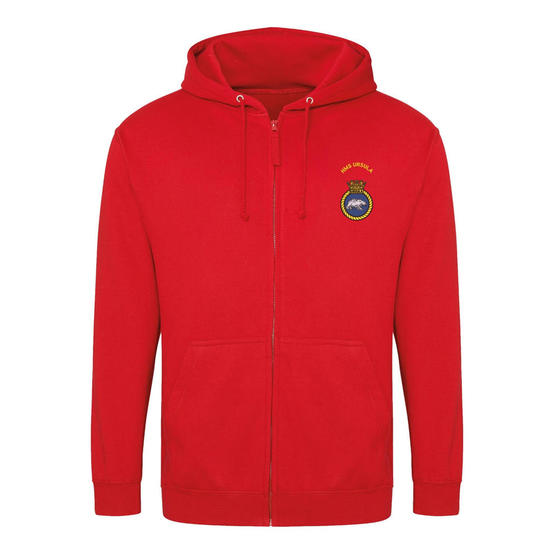 HMS Ursula Zipped Hoodie