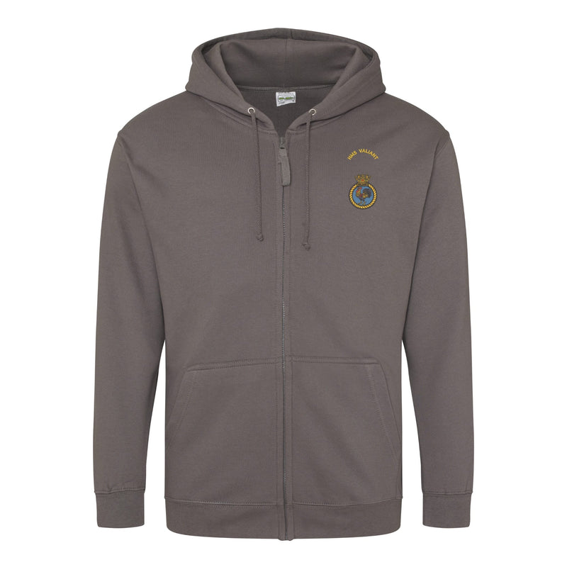 HMS Valiant Zipped Hoodie
