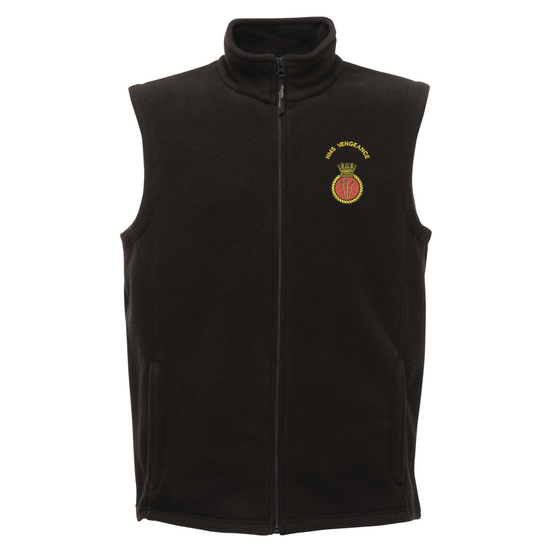 HMS Vengeance Regatta Fleece Bodywarmer