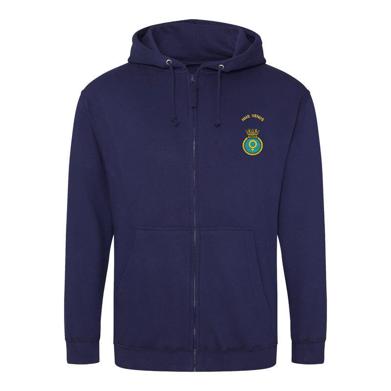 HMS Venus Zipped Hoodie