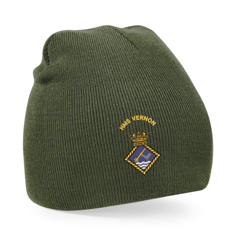 HMS Vernon Beanie Hat