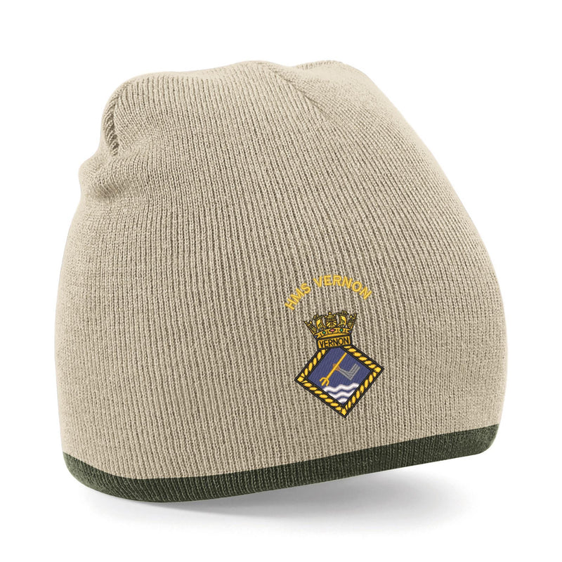 HMS Vernon Beanie Hat