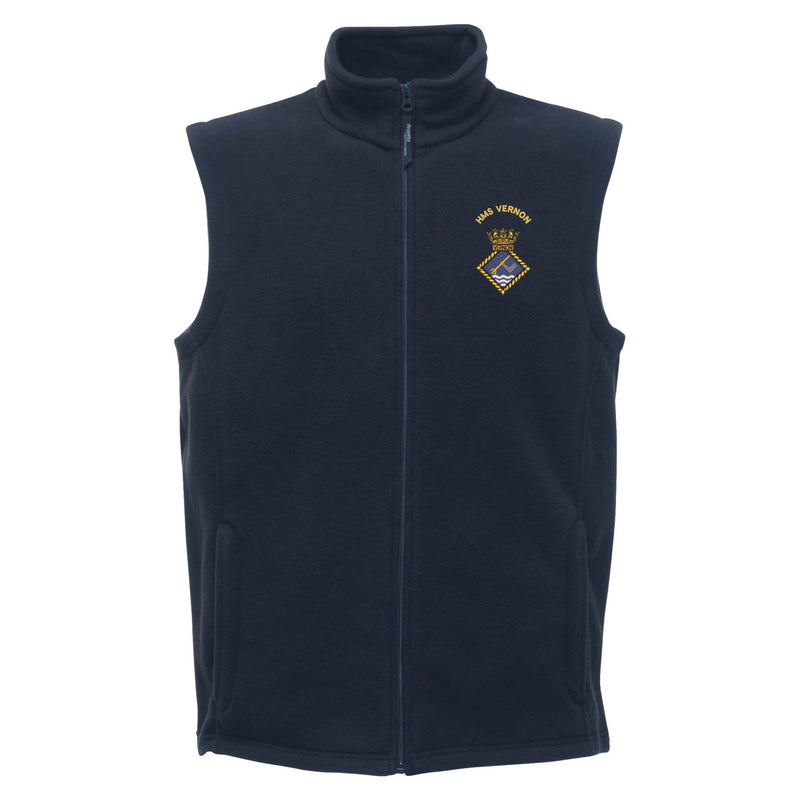 HMS Vernon Regatta Fleece Bodywarmer