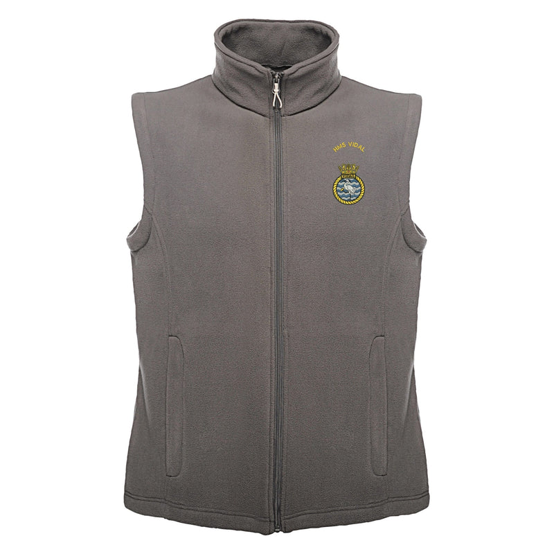 HMS Vidal Regatta Fleece Bodywarmer