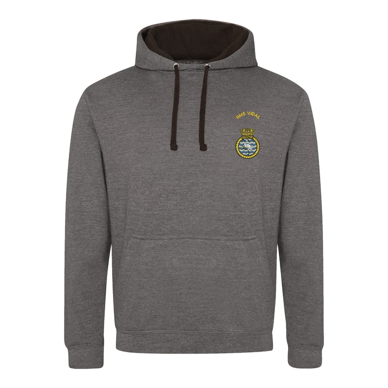 HMS Vidal Varsity Contrast Hoodie