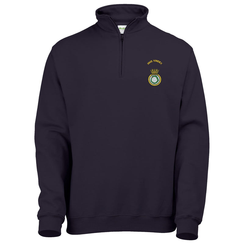 HMS Vindex Quarter Zip Sweatshirt