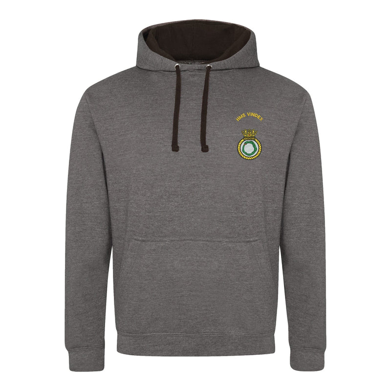 HMS Vindex Varsity Contrast Hoodie