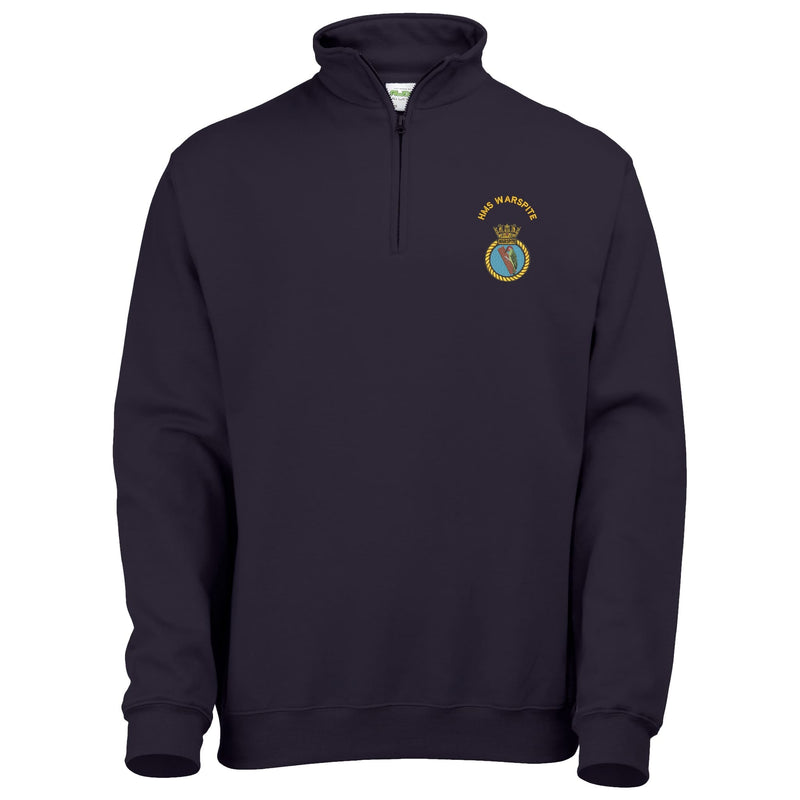 HMS Warspite Quarter Zip Sweatshirt