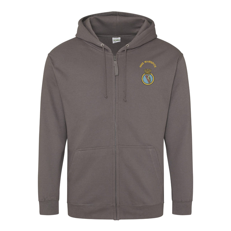 HMS Warspite Zipped Hoodie