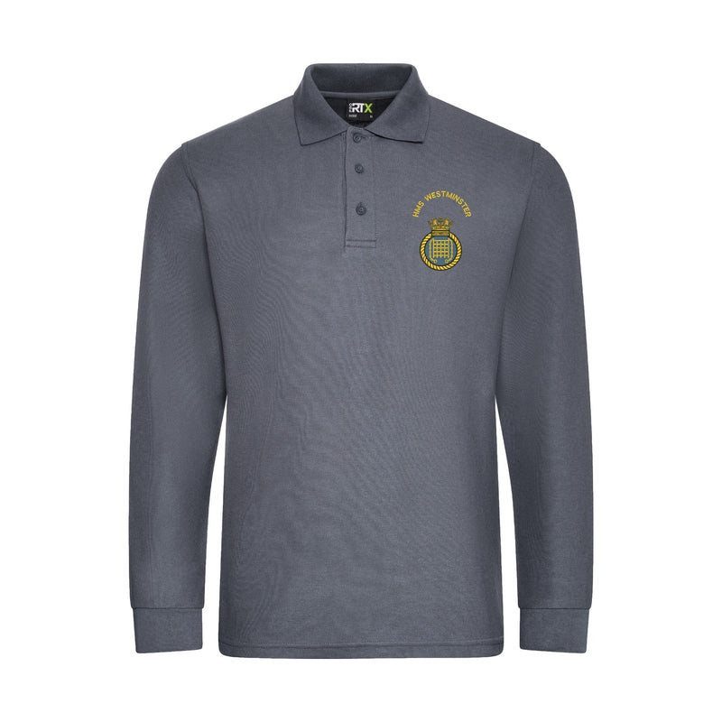 HMS Westminster Long Sleeve Polo Shirt