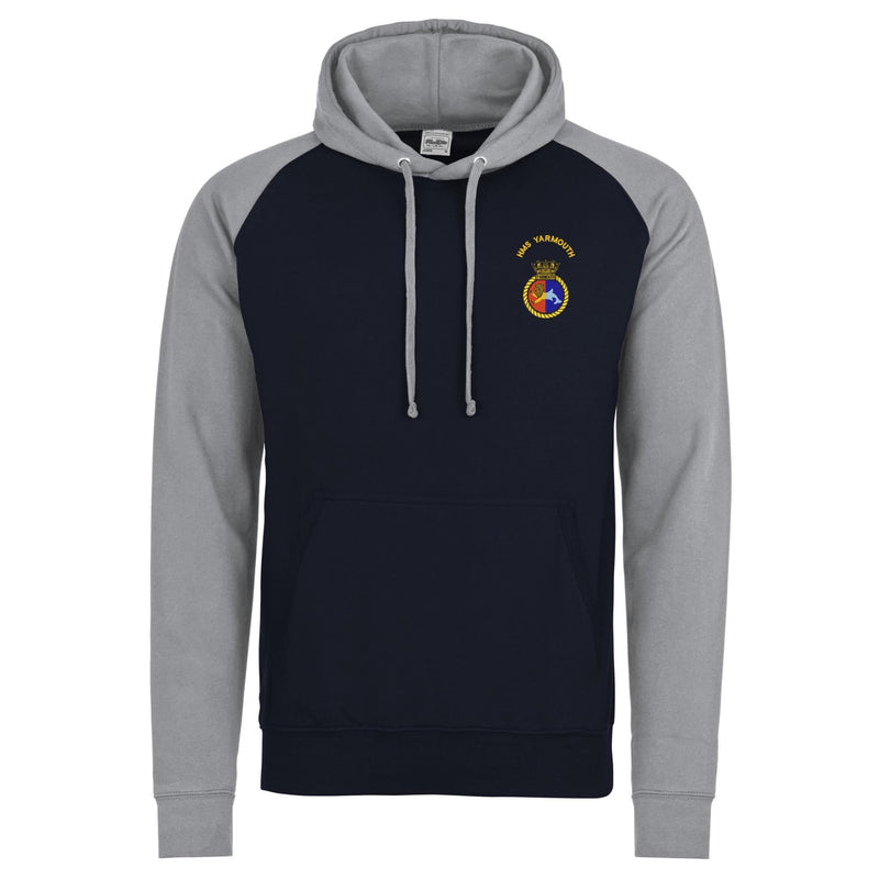 HMS Yarmouth Contrast Hoodie