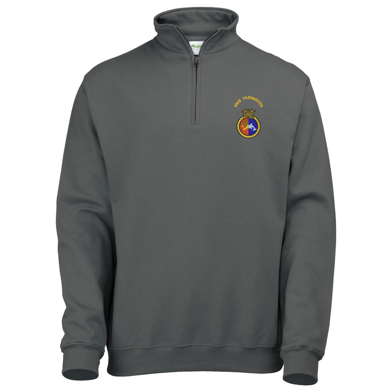 HMS Yarmouth Quarter Zip Sweatshirt