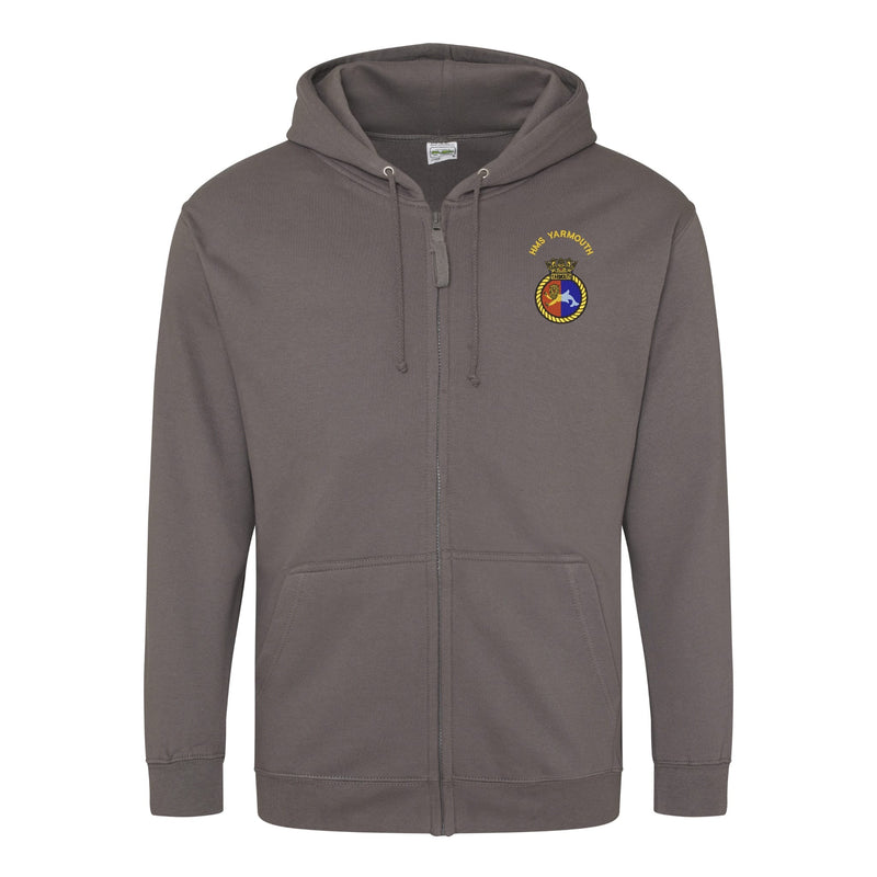 HMS Yarmouth Zipped Hoodie