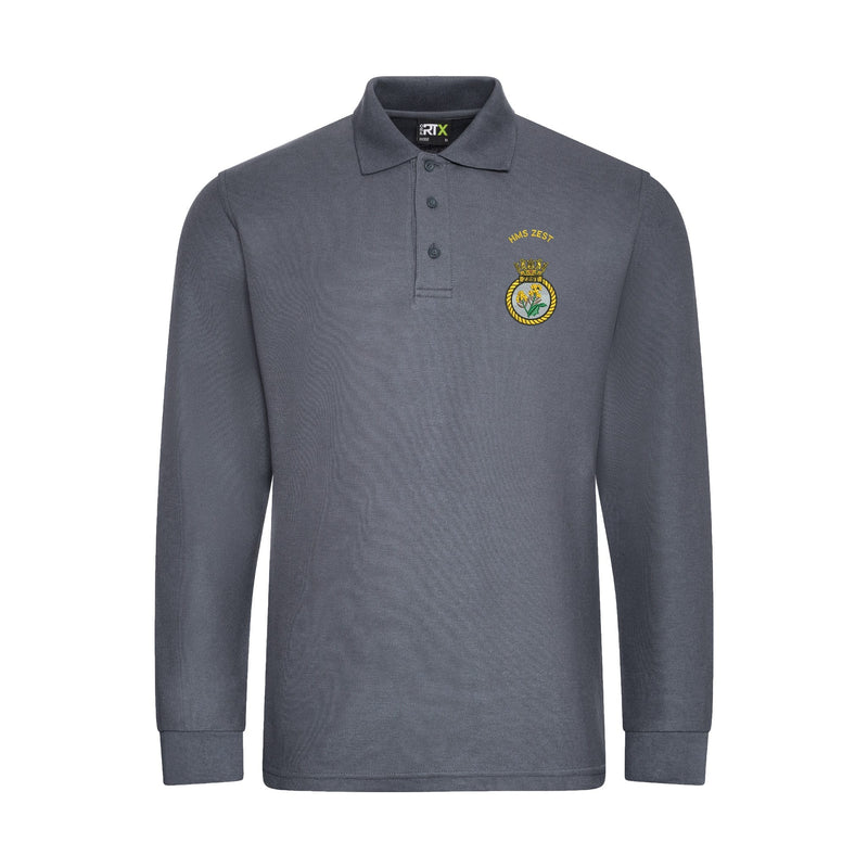 HMS Zest Long Sleeve Polo Shirt