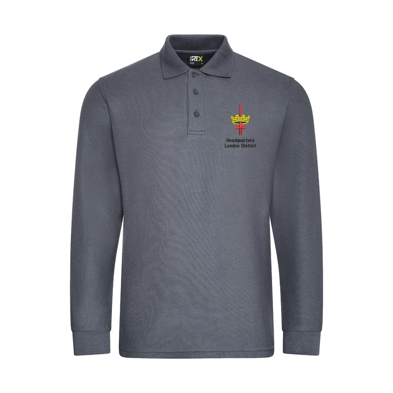 HQ London District Long Sleeve Polo Shirt