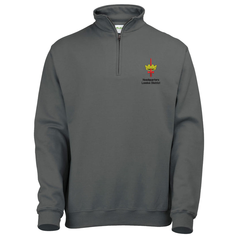 HQ London District Quarter Zip Sweatshirt