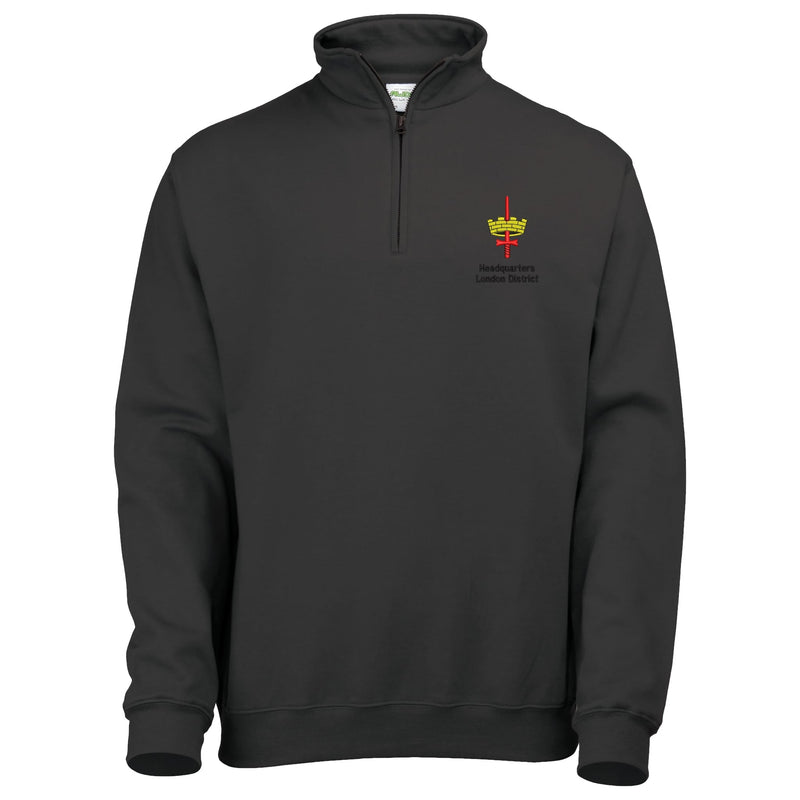 HQ London District Quarter Zip Sweatshirt