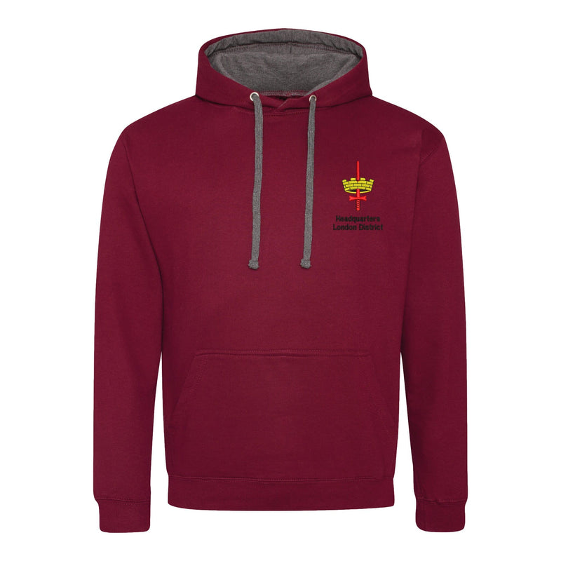 HQ London District Varsity Contrast Hoodie